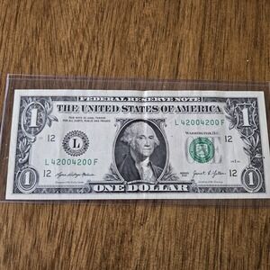 42004200 $1 Dollar Bill Fancy Serial Number 420 Day Note Smoke Toke Blaze